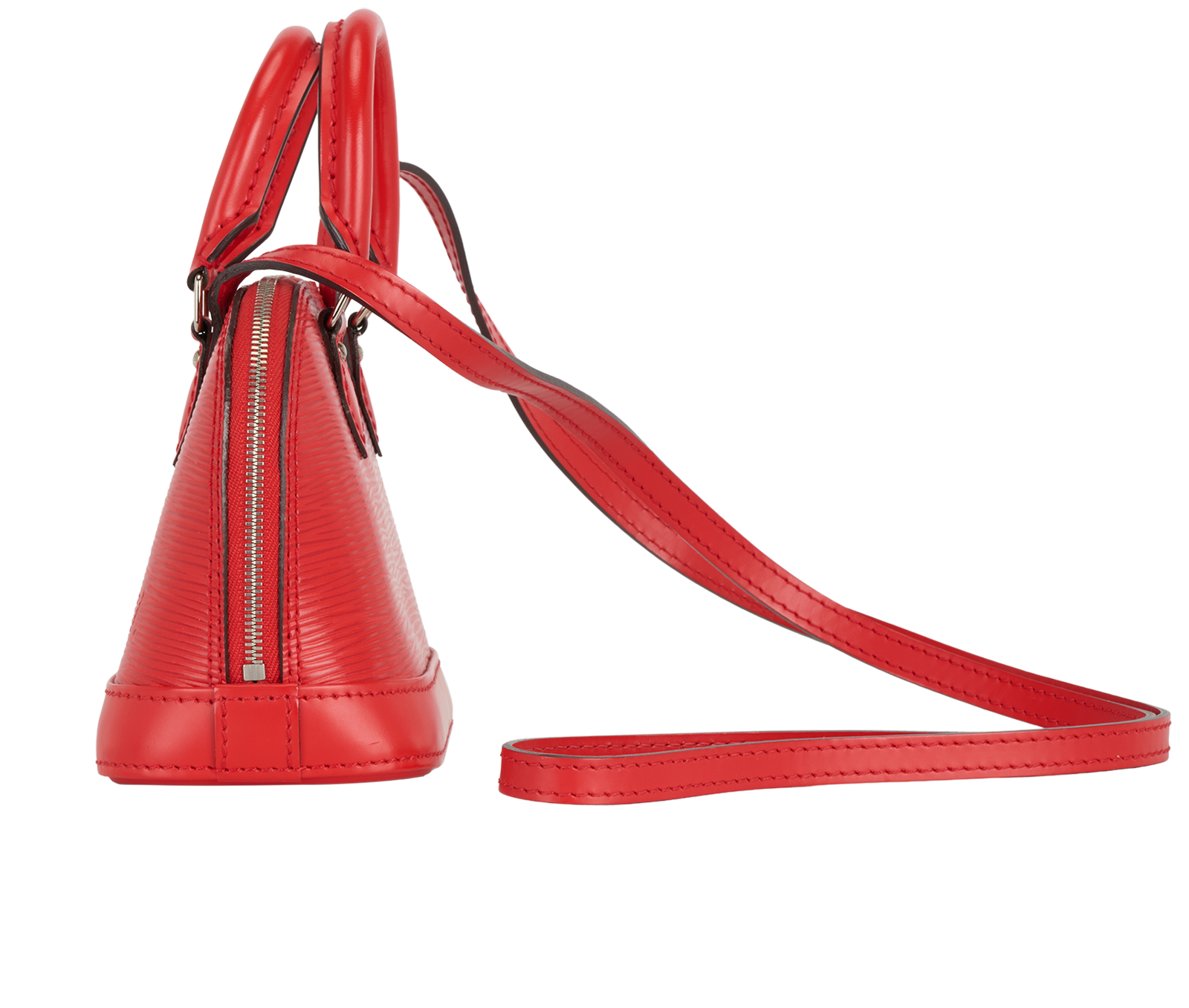 Nano Alma, &pound;895, Handbags, Red, Leather, Bottom view